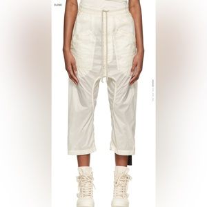 Rick Owens DRKSHDW Off-White Recycled Nylon Trousers